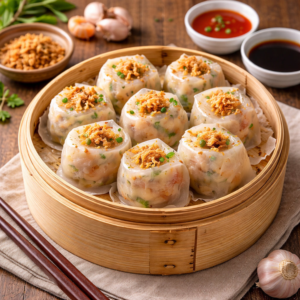 Lumpia Ayam Udang Kukus